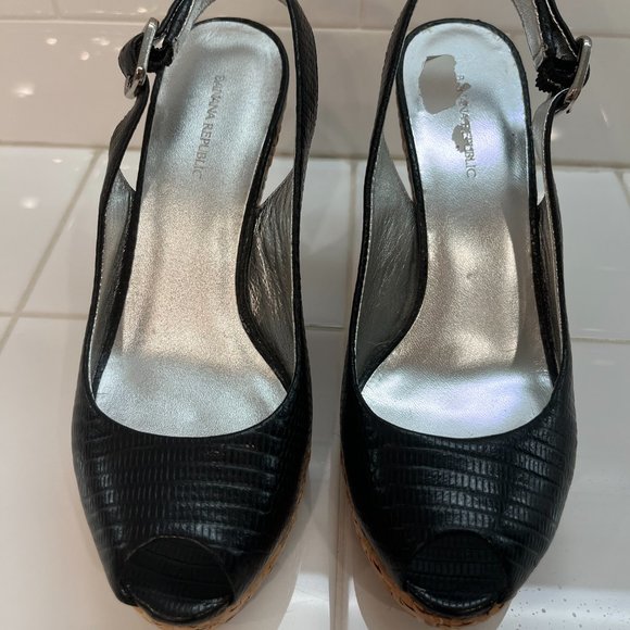 Banana Republic Wedge Heels - 6 - Picture 2 of 8